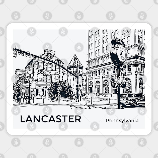 Lancaster Pennsylvania Magnet by Lakeric